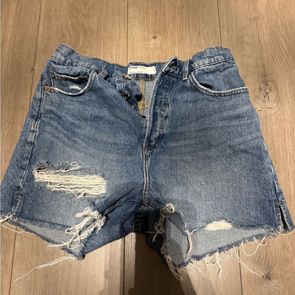 Denim Distressed Women's Shorts